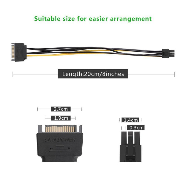 Pci-e1x To 16X Graphics Card To Extend Revolution 557 Square 6P To Titanium Square Chassis Line